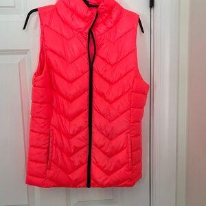 Women's Pink Quilted Vest